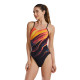 TYR Γυναικείο ολόσωμο μαγιό Durafast Elite Cutoutfit Swimsuit – Vesuvius